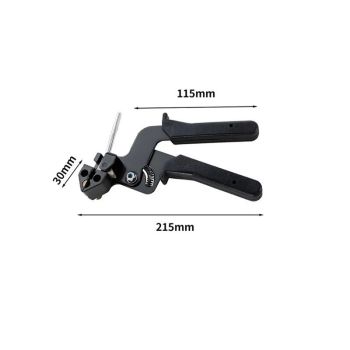 Cable Tie Gun，Stainless Steel Zip Tie Gun, Special Tool For Fastening And Cutting Metal Cable Ties. Stainless Steel Zip Tie Tool Used to Repair Fence, Pipe Wrap,