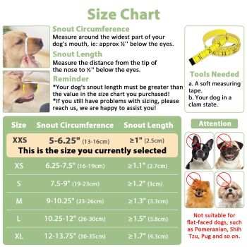 Dog mouth cover, used for chewing beauty, breathable, adjustable, allowing for large sips of water （black L）