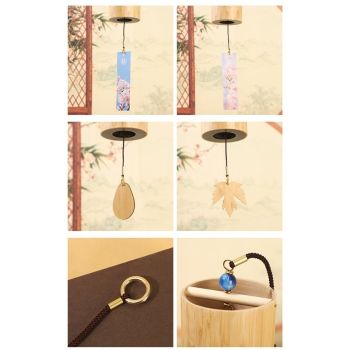 Wind Chimes Great Sound, for Sound Healing, Meditation, Relaxing Emotions,Chord Wind Chimes Hand-Cranked Wind Chimes Unique Decor Gardening Gift for Outdoor Decoration