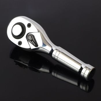 Ratchet Set, 1/4", 3/8", 1/2" Drive Ratchet Handle Wrench 72-Tooth Quick-Release Reversible, Gift for Men Mechanic Hand Tools