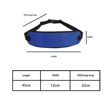 Wheelchair Seat Belt Medical Restraints Straps Patients Cares Safety Harness Chair Waist Lap Strap for Elderly Adjustable Blue