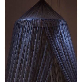 Black Canopy Bed Curtains - Netting Room Decor, Ceiling Tent, Canopy for Single, Twin, Full, Kids Bed Curtains, Fire Retardant Fabric （For beds below 1.5 meters）