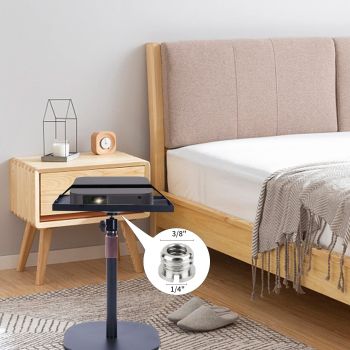 Laptop Notebook Pallet Projector Tray Holder for 1/4 to 3/8 inches Screw Tripod Stand Mount Use in Stage Meeting Rooms Outdoor Lecture Halls (Tripod Stand Not Included)(33 * 24 * 1.3cm)