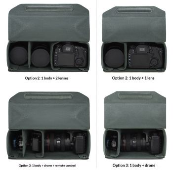 Camera Insert Bag Case Camera Divider Inserts for Backpack DSLR Organizer Portable for DSLR SLR Cameras, Lenses, Flashes- Make Your Own Camera Bag