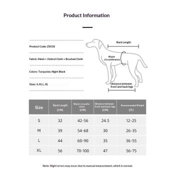 Dog Lift Harness, Emergency Backpack Pet Legs Support & Rehabilitation Sling Carrier, Adjustable Lifting Straps Carrier for Senior Elderly Dogs Joint Injuries Arthritis S