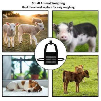 Calf Sling for Weighing Animals - Adjustable Straps - Animal Carrier Sling - Baby Scales bag for Calves, Lambs, Goats, Alpacas, Dogs, Pigs(oniy Sling)