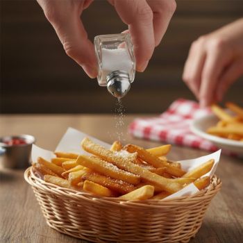 24 pack 1/2 oz Mini Salt Shakers Stainless Steel - Mini Square Glass Cube Salt and Pepper Shakers with Stainless Steel Top Individual Shakers for Restaurants or Weddings