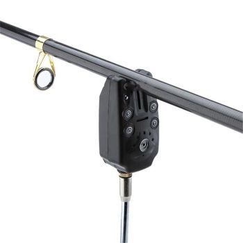 Fishing Bite Alarm Indicator Set LED Fishing Alarms 3 Extendable Aluminum Banksticks with Waterproof Tool Bag, Fishing Rods Set Bank Poles Set for catfishing