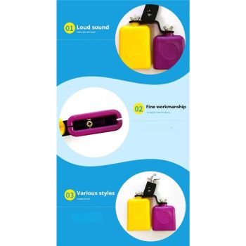 Block Set, Plastic Cow Bell Double Sambago Bell And Musical Percussion Block, Latin Percussion Instrument Kit