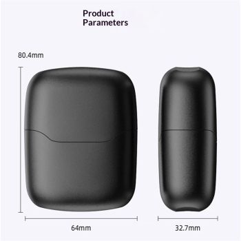 Men's electric shaver: dual blade shaver, LED display screen, USB-C fast charging, waterproof - very suitable for travel and shaving at home（black）