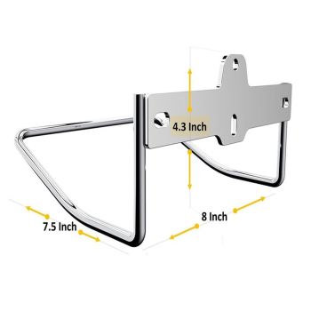 Ladder Hanger for Garage Wall, Ladder Storage Strollers and Folding Chair, Heavy Duty Lader Holder Rust Proof