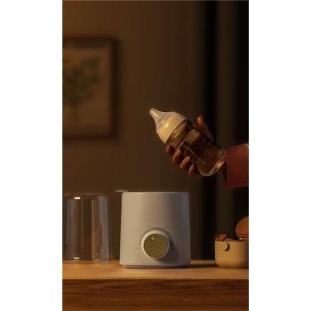 Fast Bottle Warmer, with Smart Temperature Control, Water Bath Technology, three gears white Fast charging type