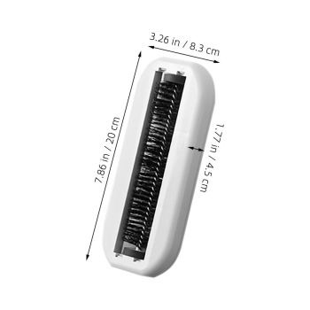 Multi-Functional Table Crumb Sweeper, Soft Bristles Debris Collector for Table, Mat, Bed Sheets, Sofas, Clothes Cleaning Brush (2, White)