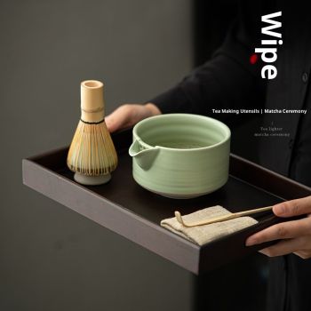 Matcha Whisk Set, Ceramic Matcha Kit Set Includes Matcha Bowl, Matcha Bamboo Scoop, Sifter 4 Pcs Matcha Kit for Matcha Lovers