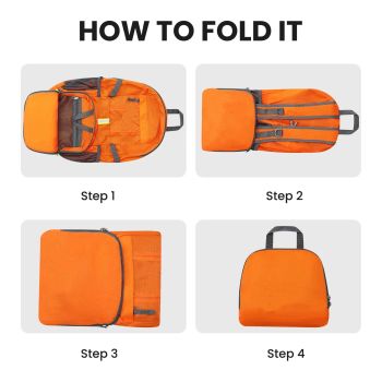35L Ultralight Lightweight Packable Foldable Travel Camping Hiking Outdoor Sports Backpack Daypack（orang)
