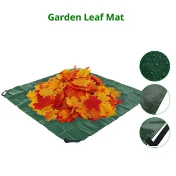 Goods Drawstring Tarp -1.98x1.98m Extra Strength for Easy Clean Ups - Forms into Bag - Best Leaf Tarp - Useful for Covering Bikes, Furniture, Etc.