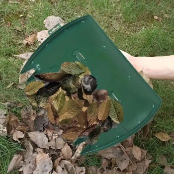 Leaf Scoops Hand Rakes, Large Leaf Grabbers for Yard Work and Garden Use, Clear and Collect Garden Rake, Leaf Scooper and Claws for Leaves, Lawn Debris,（military green33*24.8cm）