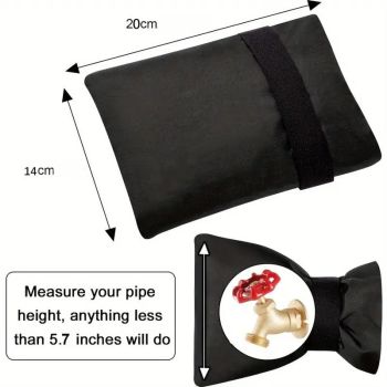 Outdoor Faucet Cover,Outside Freeze Proof Covers for Winter,4Pcs  Spigot Cover,Freeze Miser,Outlet Insulation,Garden Hose Bib Cover Socks,Antifreeze Protection Water Faucet Cap