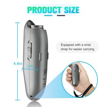 Dog Barking Control Devices, Ultrasonic Dog Barking Deterrent Devices w/ 3 Frequencies Immune-Proof, USB Rechargeable Handheld Dog Training Tool Barking Behavior