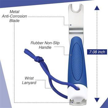 Practical and Durability Boat Cover Snap Release Tool Save Canvas from Ripping, Design for Boaters and Anglers（blue）