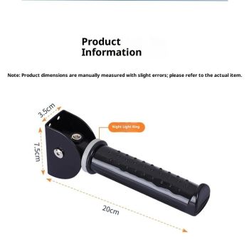 Doorway Flip Assist Handle, Folding Grab Bar Wall Handles for Seniorsfor The Elderly, Disabled, and People with Limited Mobility, Night time visible fluorescent ring