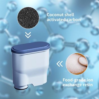 Coffee Machine Water Filter Compatible Water Filter For Fully Automatic Coffee Machines Dedicated Anti-Lime Scale Water (pack of 6)