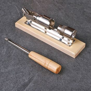 Nutcracker Heavy Duty Nut cracker Pecan Cracker Walnut Cracker Plier Opener Tool Desktop Wood Base & Handle