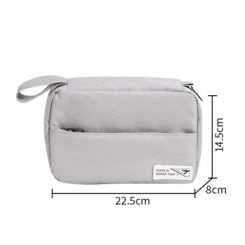 Hanging Toiletry Bag Travel Bag Women Men, Foldable Cosmetic Organizer, Roll up Makeup Bag, Water Resistant Accessories Toiletries, Large Travel Essentials Kit