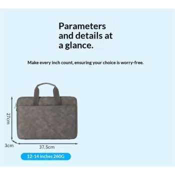 Waterproof Laptop Bag 13 14 Inch for Women Men Unisex Slim Protective and Durable Design Ideal for School College Office/Business Travel