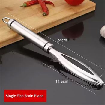 Fish Scale Remover, Stainless Steel Fish Scaler Easy Use Fish Descaler Tool,Fish Scaler Remover Lung Remover for Family Kitchen,Easy to Clean Kitchen Tool 2pcs