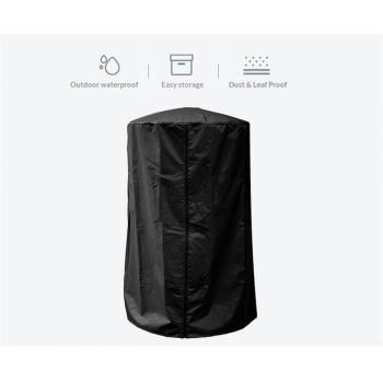 Heavy Duty Waterproof Tabletop Heater Cover, Dustproof/ Wind/ Sunlight/ Snow-Resistant,Winter Patio Heater Covers, Black