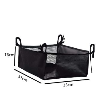 2 pack Wheelchair Bag, Rollator Seat Bag, Wheelchair Storage Bag, Side Storage Organizer, Lightweight and Heavy Duty Travel Tote, Under Seat Large Capacity Reusable Backpack Bag