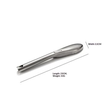2 pack Fish Scaler Stainless Steel Fish Scaler Remover No Mess - Sturdy Fish Scale Remover Portable Fish Descaler Tool- Reliable Fish Cleaner Fish Scraper for Quick & Easy Fish Scaling Cleaning