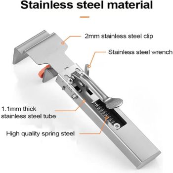 Adjustable Drawer Fixing Clamp, Drawer Front Installation Clips 2Pcs, for Cabinet Installation Tools Drawer Front Fixing Clip