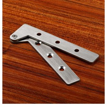 Pack of 8 360 Degree Rotatable Pivot Hinge for Window Fence Sheds Kitchen gate Closet Cupboards（Excluding screws）