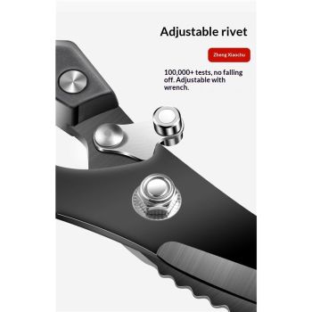 Poultry Scissors- Professional Heavy Duty Kitchen Shears for Spatchcocking Chicken and Meat Cutting- Multi-Purpose Kitchen Scissors for Food - Stainless Steel