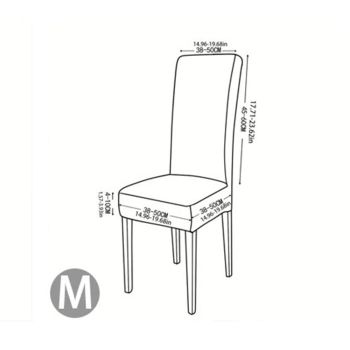 Chair Covers for Dining Chairs Set of 4, Super Stretch Waterproof Kitchen Chair Covers Thickened Washable Dining Chair Slipcovers Black Chair Seat Covers for Dining/Kitchen/Banquet