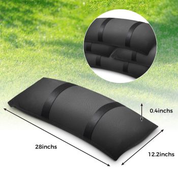 2 Packs Sand Bags for Weight, Outdoor Weatherproof Heavy Duty Weight Sandbag for Furniture Umbrella Stand Garden Cantilevers Poolside Accessories(Without Sand)