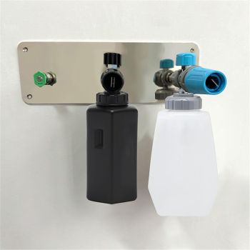 Foam Cannon Holder - Pressure Washer Nozzle Tip Holder, Wall Mountable Foam Cannon Holder Pressure Washer Accessories Storage Rack - Stainless Steel Construction Fit 1/4" Quick Connector