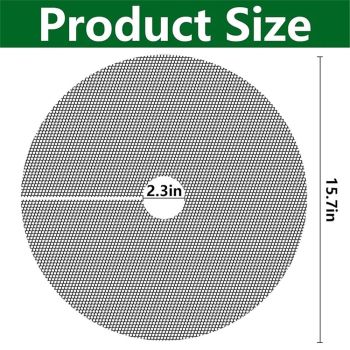 6 Pcs 15.7 Inch Plant Pot Grids-Cuttable Plant Pot Soil Covers Protectors from Animals-Indoor Plant Pot Soil Guard for Outdoor Garden Plant Protection