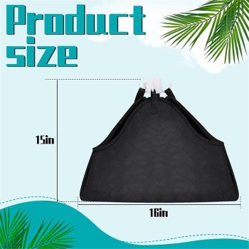 600D Oxford Cloth Sun Umbrella Fillable Weights Sand Bags- Heavy Duty Beach Umbrella Stand Sand Anchor for Outdoor Patio Garden（No sand）