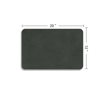 Coffee pad with hidden stains, rubber backing, absorbent tableware drying pad, suitable for kitchen countertops, coffee pots, coffee machines, and bowl racks (30.5 * 51cm)