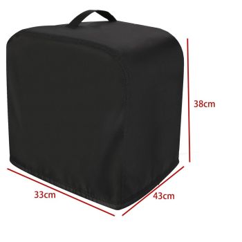 Ice Maker Countertop, Waterproof Cover for Portable Countertop Ice Maker Machine with Drawstring, Black (210D：33*43*38cm)