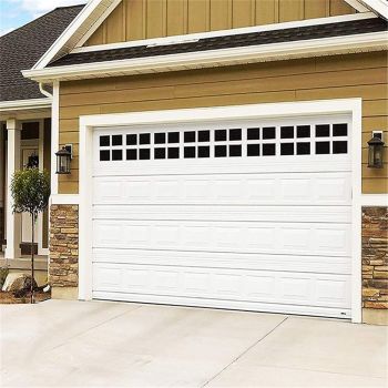 Magnetic Garage Door Decoration Kit Include 16pcs Magnetic Windows,  Faux Garage Door Windows Accents Magnetic Decorative（Double sided magnetic）