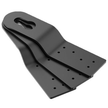 Roof Safety Anchor Hitch Clip,Roof Anchors For Fall Protection Connects To Wood Surfaces,Permanent Roof Anchor Use With Roofing Harness, Safety Ropes And Other Roof Safety Equipment (Black-3 Pcs)