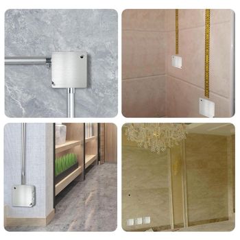 8 Pcs 4x4 Metal Electrical Box Cover Plate, Metal Junction Box Covers Plate, 4 Inch Square Flat Blank Electric Box Cover