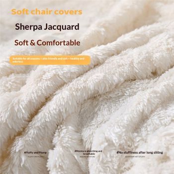 Recliner Cover for Lazy Boy Recliner Chair Covers,21.7Inches Washable Quilted Recliner Chair Covers ,White Furniture Protector for Pets/Kids