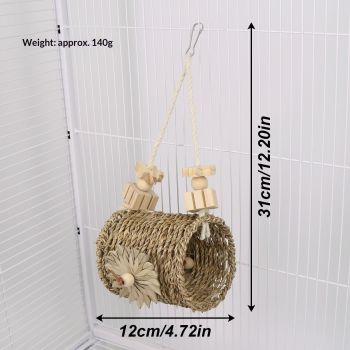 Bird Cage Accessories, Straw Woven Nests, Hanging Beds, Bird Houses, Bird Supplies, Straw Woven Bites, Soothing Puzzle Birds Toys