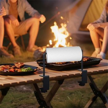 Craft Paper Roll Holder Tabletop Dispenser Suitable for Any Table from 0-1.8” and Roll of Paper Up to 7” Thick Dispenser Suitable for Painting or Craft Packaging
