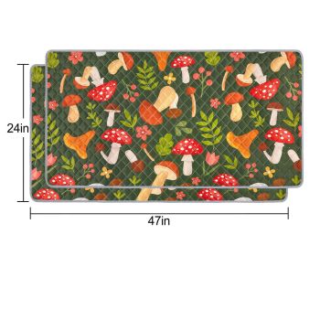 2 Pack Washable Guinea Pig Cage Liner, Reusable Guinea Pig Mat, Waterproof Super Absorbent Pee Pads for Small Animals（120*60cm）